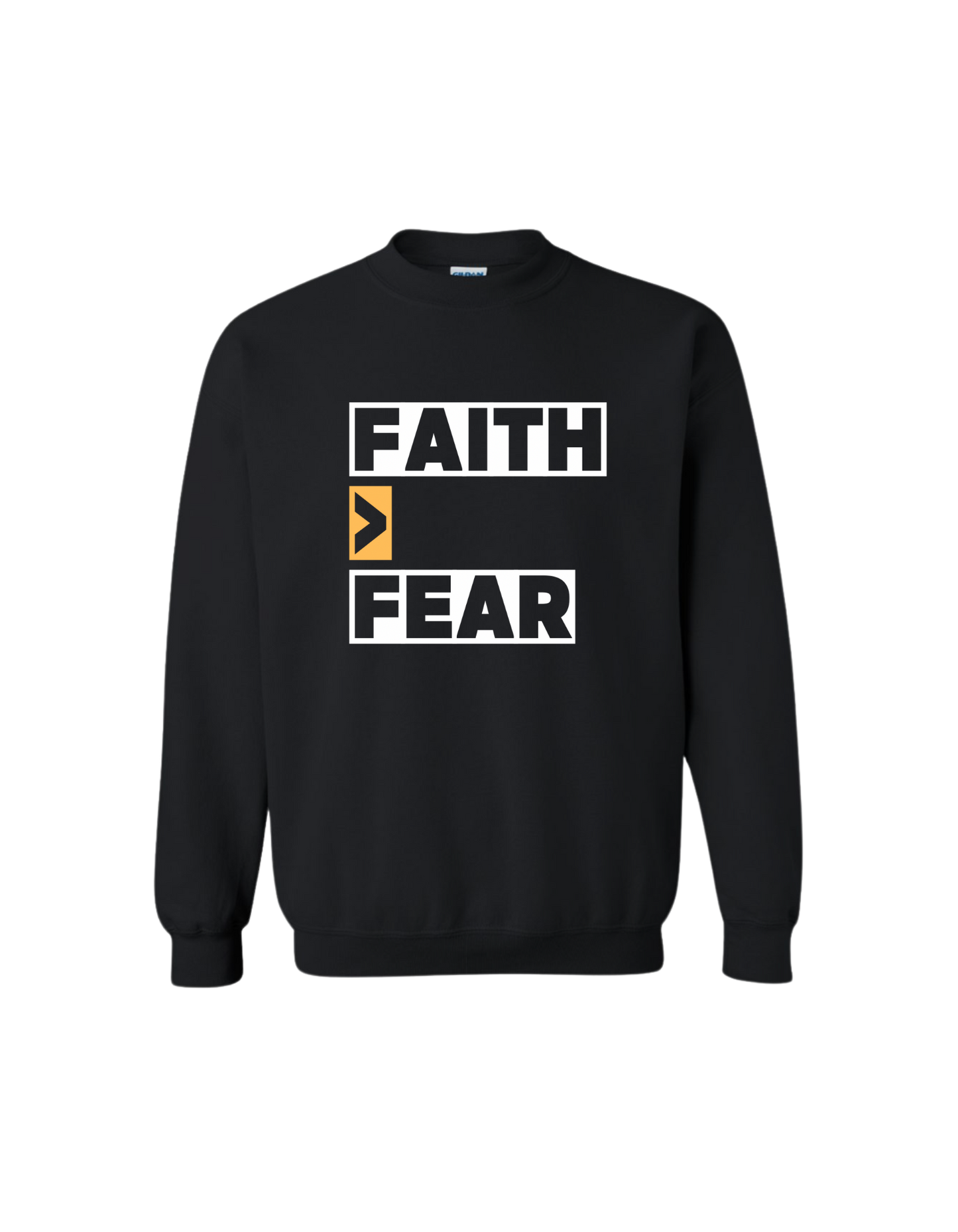 Faith > Fear Unisex Crewneck Sweatshirt